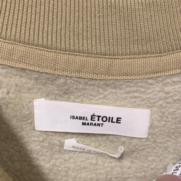 Isabel Marant Étoile Two Tone Green Sweatshirt - Picture 2 of 3